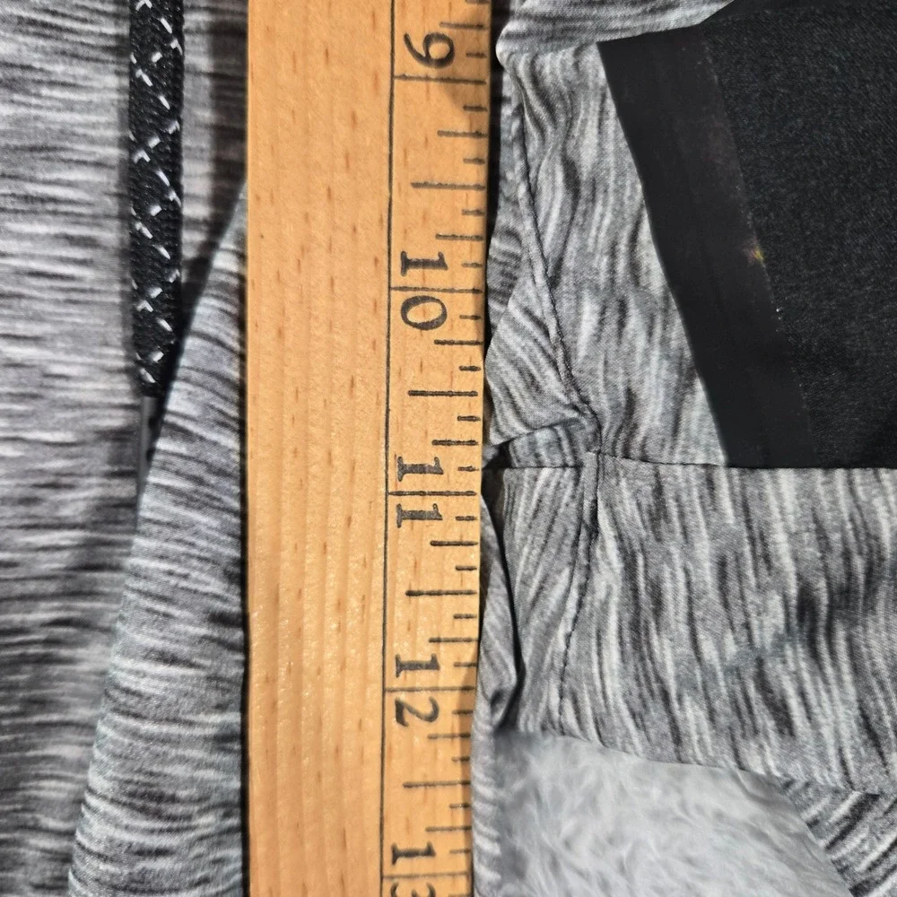 American Eagle Mens XS Board Shorts Grey Black Colorblock Space Dye Swim Trunks